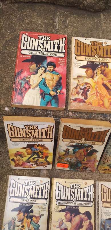 Set of 12 Cowboy Westerns Books