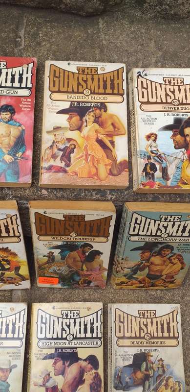 Set of 12 Cowboy Westerns Books