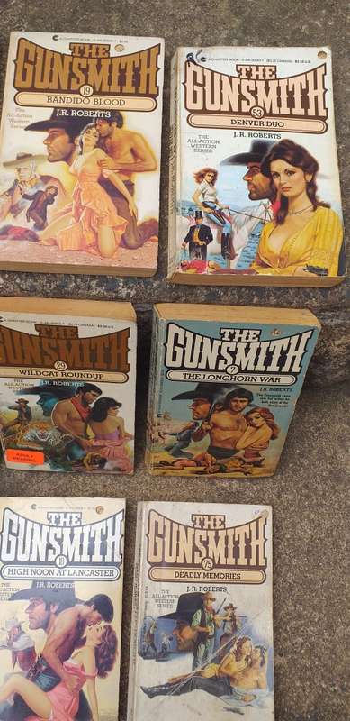 Set of 12 Cowboy Westerns Books