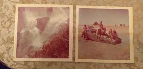 Set of 60 Sepia Photographs of the Border War