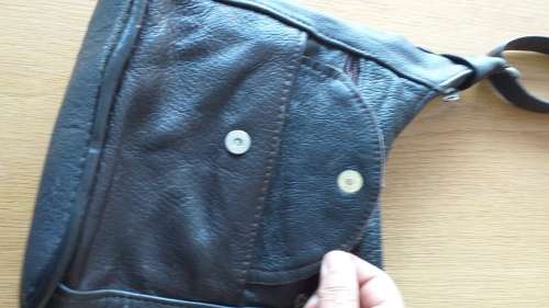 Genuine Leather Handbag with multiple compartments