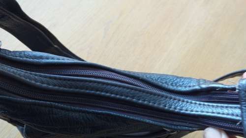 Genuine Leather Handbag with multiple compartments