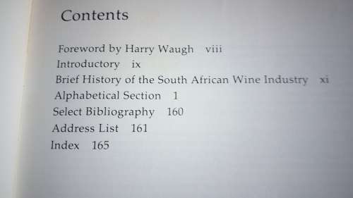 Book : Encyclopedia of South African Wine Second Edition by Fanie de Jongh