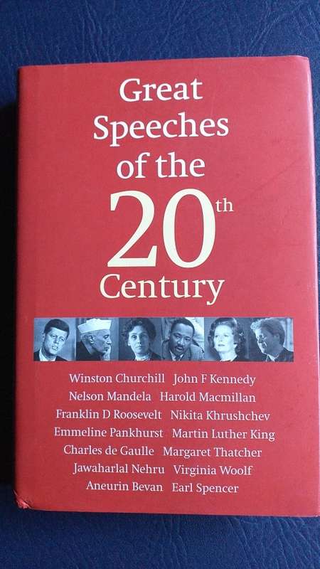 Book : Great Speeches of the 20th Century Edited by Tom Clark