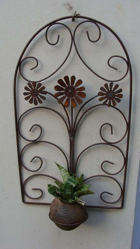 Beautiful Metal Art Plantholders