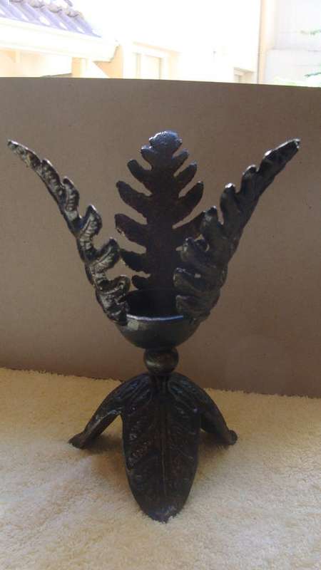 Cast Iron Candle Stands