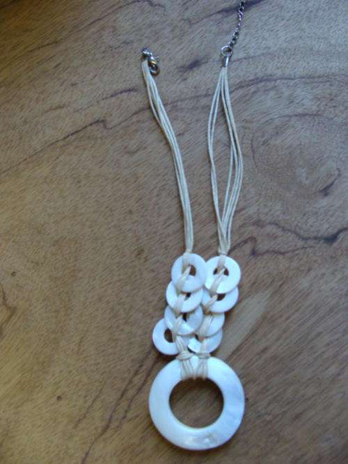 Beautiful Necklace- white paua shell