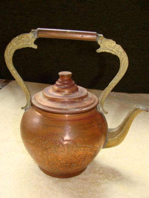 Lovely Copper & Brass Teapot