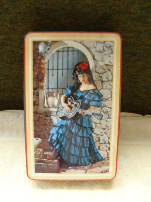 Vintage Tin ; Spanish Dancer