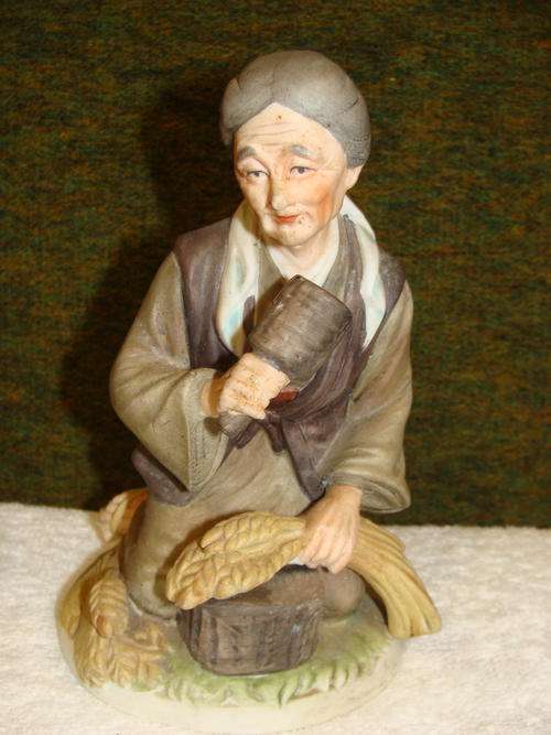 Old Chinese Woman Figurine