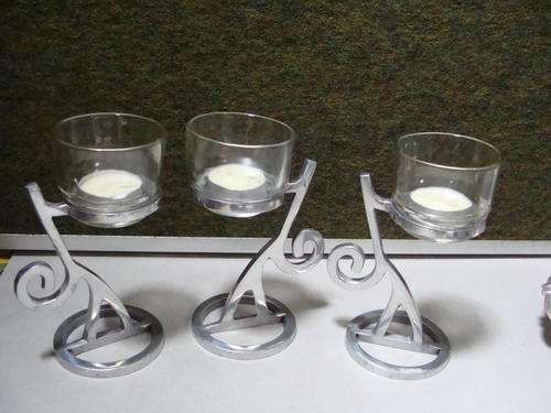 Set of 3 Tealight Candle Holders