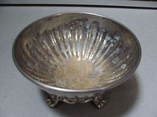 Silver Plated Bowl on Feet