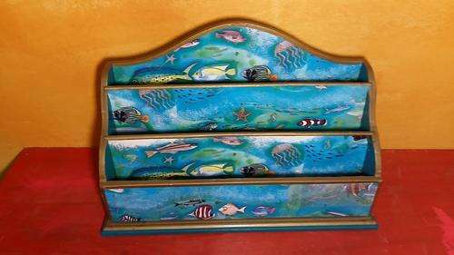 Nautical themed Letter Holder