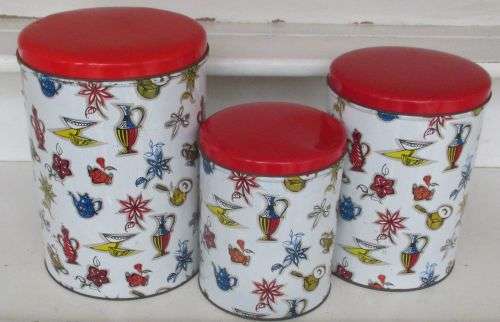 SET OF 3 GOODHOPE WARE TINS