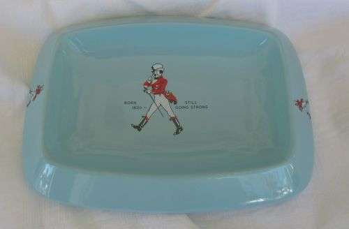 1950s JOHNNIE WALKER BLUE ADVERTISING-TIP TRAY-BAR DISH-WADE REGICOR