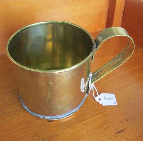 SOLID BRASS HAND MADE  JUG