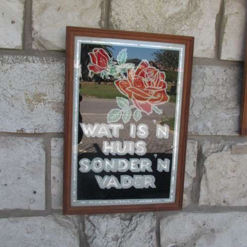 TWO VINTAGE PRINTS   " WAT IS N HUIS SONDER N MOEDER    AND " WAT IS N HUIS SONDER N VADER