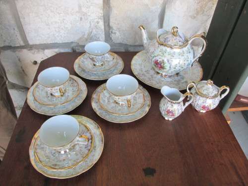 ORIENTAL TEA SET  ESBEE CHINA