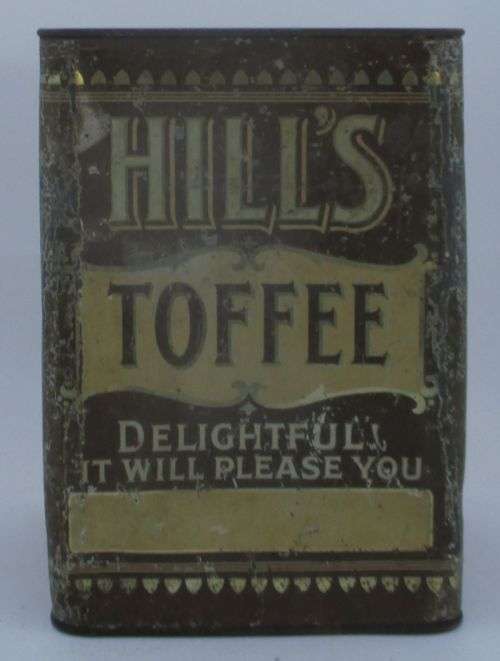 HILL'S TOFFEE TIN
