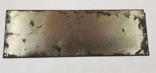 SMALL METAL SIGN,BARWIN FRUIT GRADER. 1928