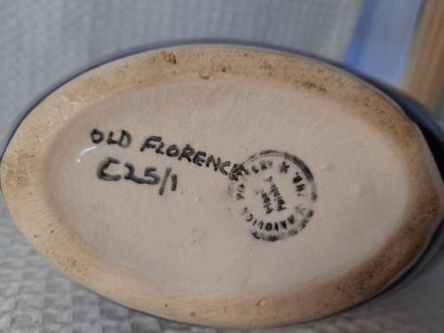 Hand painted OLD FLORENCE VASE