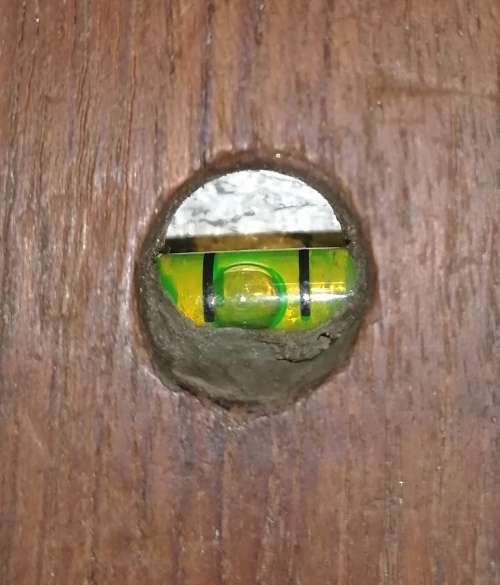 Small level in working condition