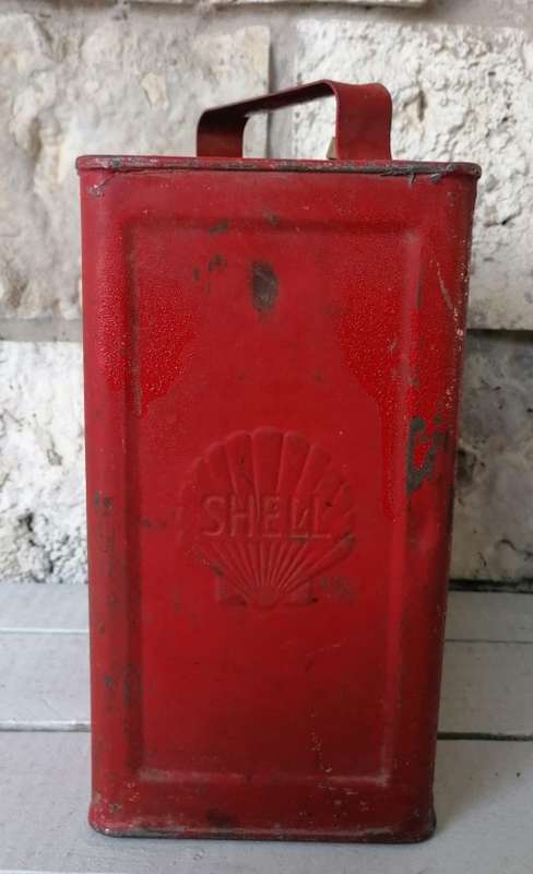 Shell Motor oil tin