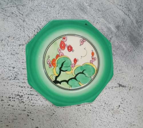5 x  Clarice Cliff (Bizarre) small plates diameter 15cm