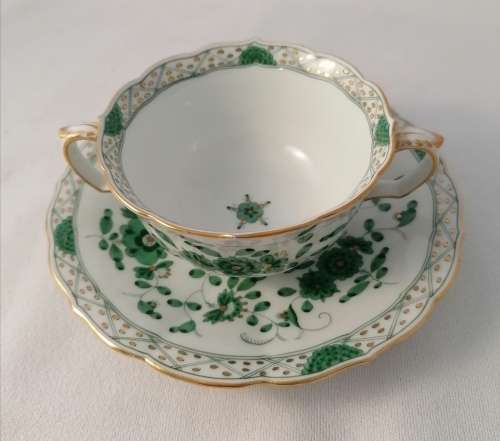 German soup cup and saucer