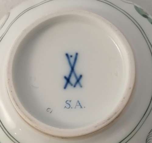 German soup cup and saucer
