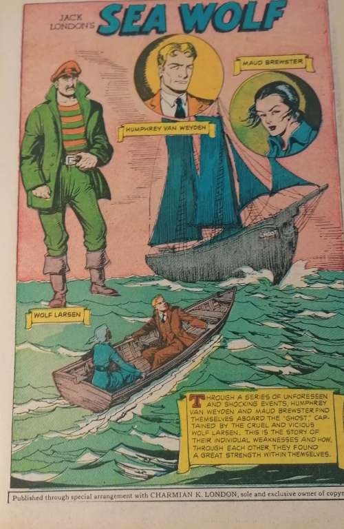 Classics Illustrated Sea Wolf No. 85