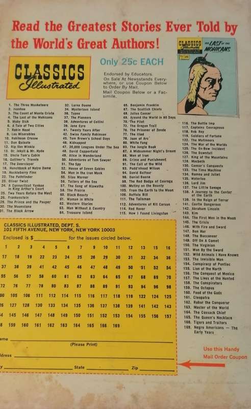 Classics Illustrated Sea Wolf No. 85