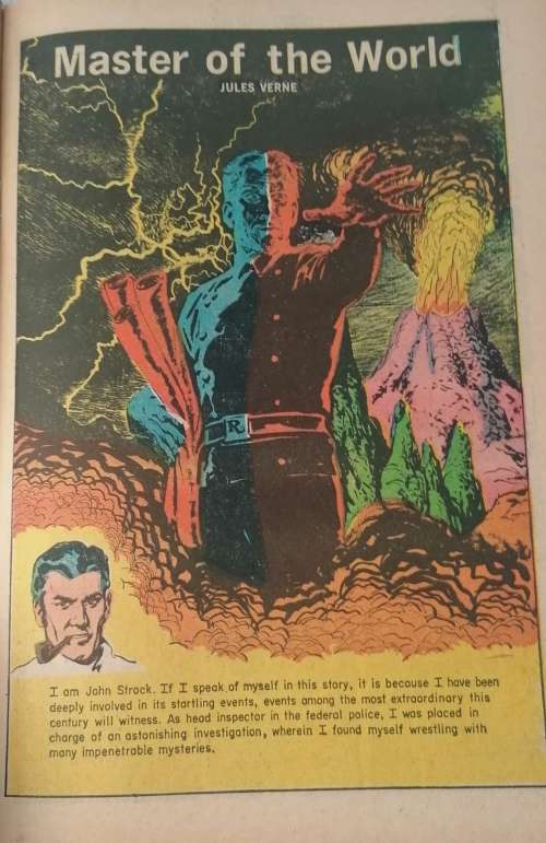 Classics Illustrated Master of the World No. 163