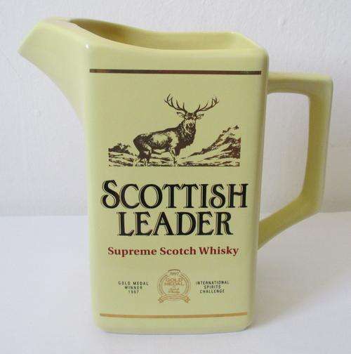 Porcelain Scottish Whiskey Water Jug