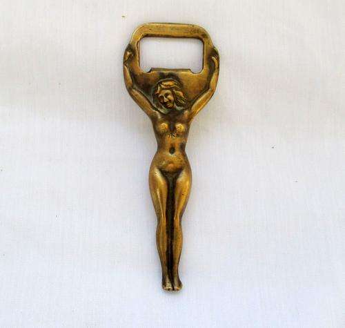 SMALL BRASS BOTTLE OPENER