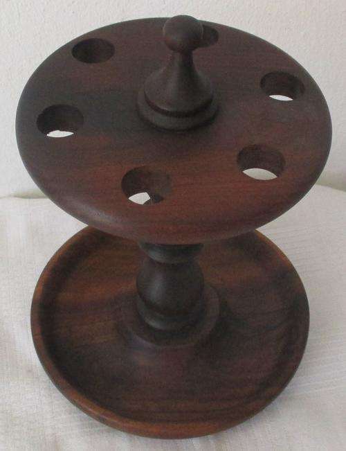 WOODEN PIPE STAND.