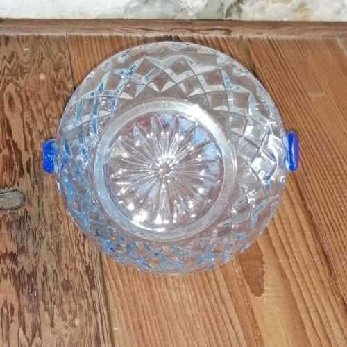 Blue Glass Basket