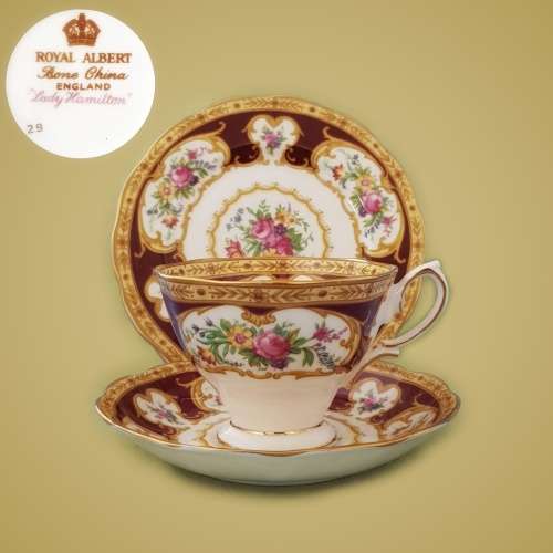 Royal Albert `Lady Hamilton` Trio