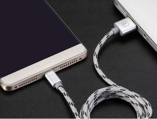 Local Stock! Torras Braided Fast Charging USB Cable 1.5m For Android Black