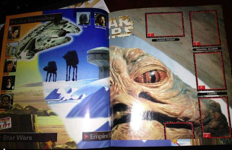 Panini Disney Star Wars Sticker Album plus 25 Sticker Packs