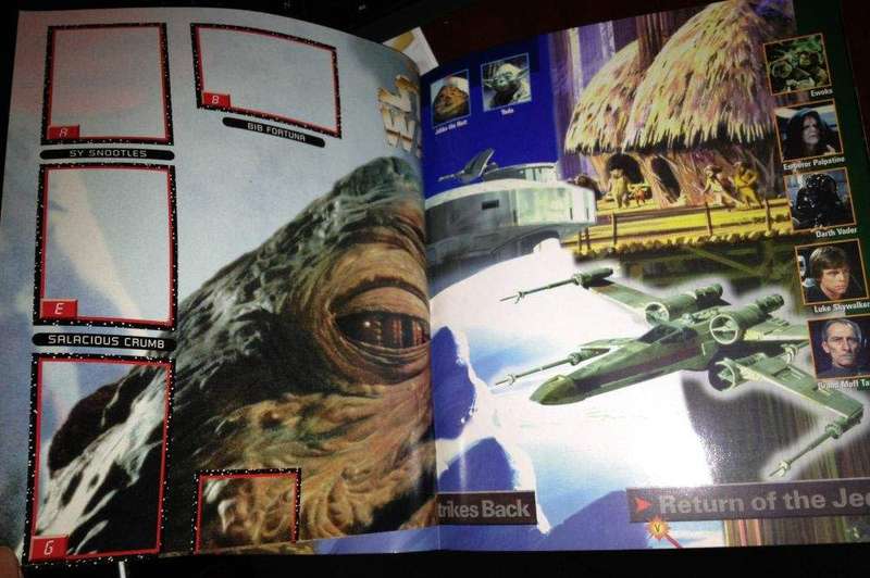 Panini Disney Star Wars Sticker Album plus 25 Sticker Packs