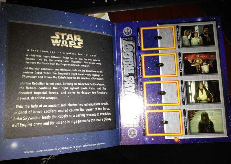 Panini Disney Star Wars Sticker Album plus 25 Sticker Packs