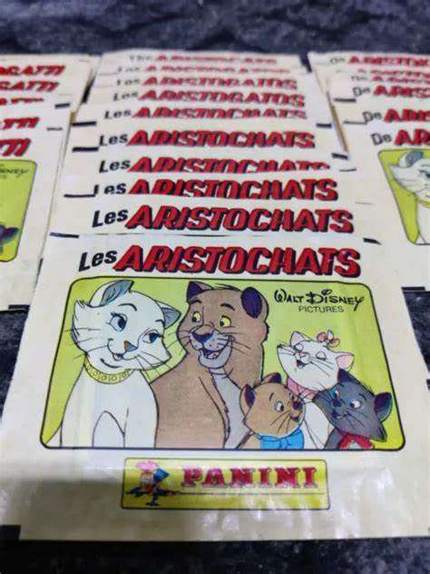 Panini The Aristocats Sticker Album plus 15 Sticker Packs
