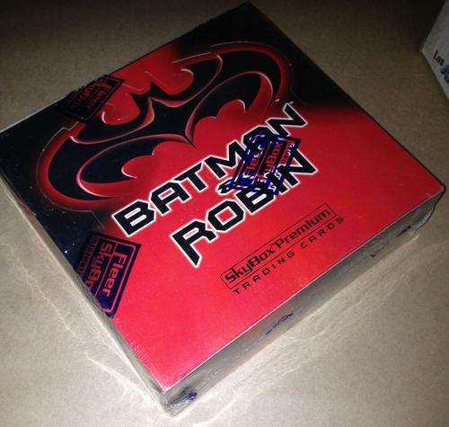DC Comics Batman & Robin Movie Trading Cards Sealed Box of 36 packs