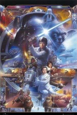 Poster Star Wars 30 th Anniversary  BRAND NEW