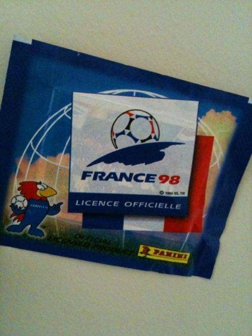 Panini France 98 World Cup Soccer Stickers Sealed