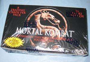Mortal Kombat Movie Trading Cards Sealed Box!!