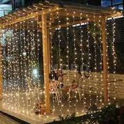 Curtain fairy lights 2.0m drop - WW (steady)