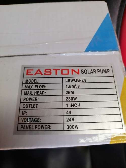 24 volt solar pump