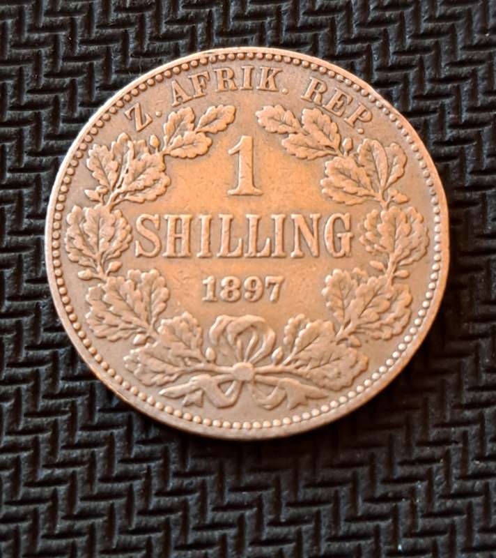 ZAR 1897 Shilling !!Silver!!